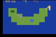 une photo d'Ã©cran de Golf sur Atari 2600